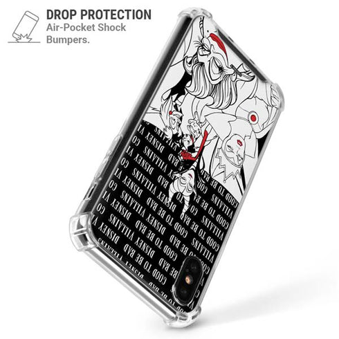 Disney Villains Characters Art iPhone XS Max Clear Case